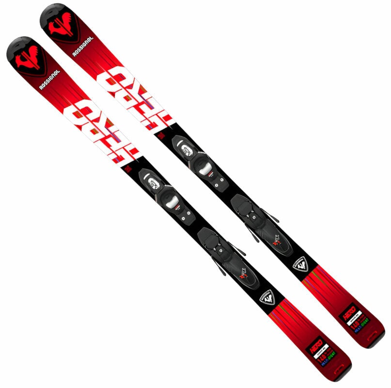 Πέδιλα Σκι Rossignol Hero Jr 100-140 Kid-X + Kid 4 GW Set 130 cm Πέδιλα Σκι