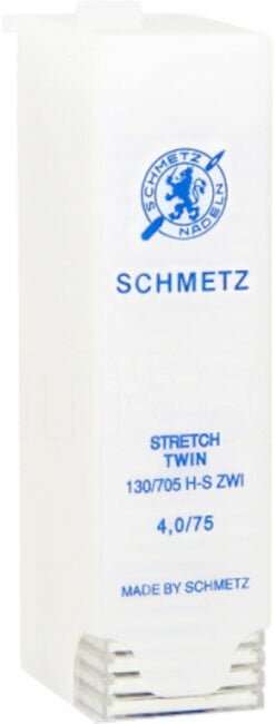 Needles for Sewing Machines Schmetz Stretch Twin 130/705 H-S ZWI 4,0/75 Double Sewing Needle