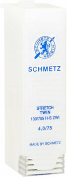 Needles for Sewing Machines Schmetz Stretch Twin 130/705 H-S ZWI 4,0/75 Double Sewing Needle - 1