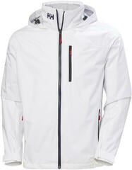 Jacket Helly Hansen Men's Crew Hooded Sailing 2.0 White