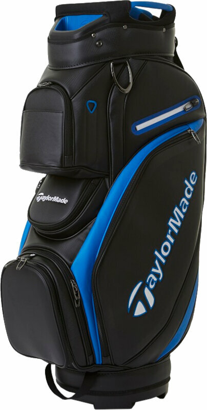 Saco de golfe TaylorMade Deluxe Cart Bag Black/Blue Saco de golfe