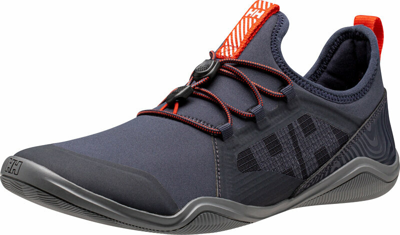Mens Sailing Shoes Helly Hansen Men's Supalight Moc One Navy/Flame 40.5