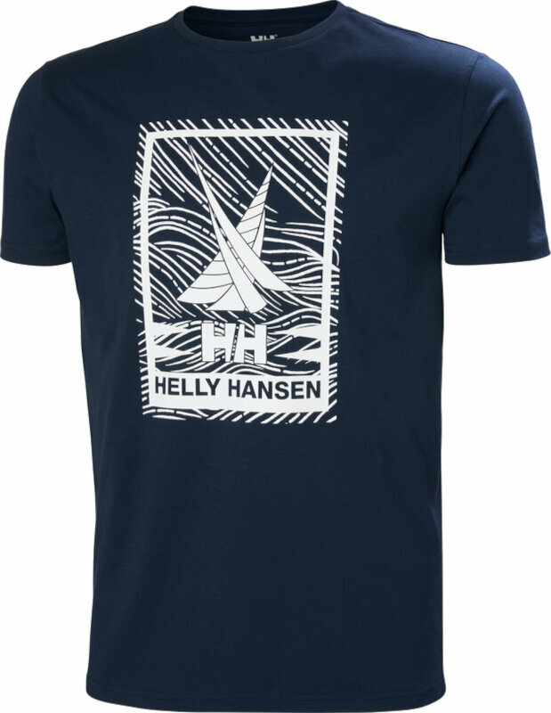 T-Shirt Helly Hansen Men's Shoreline 2.0 T-Shirt Navy XL