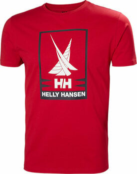 T-Shirt Helly Hansen Men's Shoreline 2.0 T-Shirt Red L - 1
