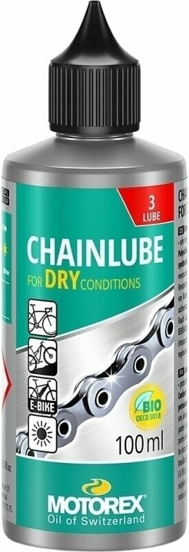Cykelunderhåll Motorex Chain Lube For Dry Conditions Oil 100 ml Cykelunderhåll