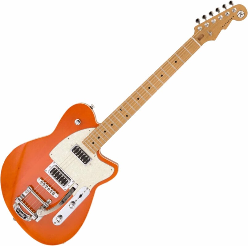 Elektromos gitár Reverend Guitars Flatroc Rock Orange