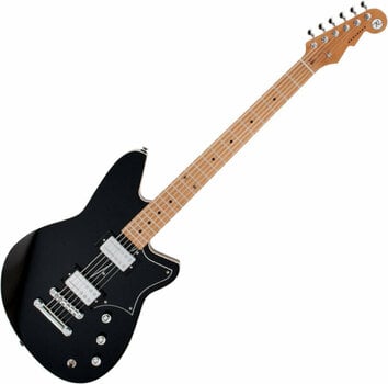 Elektrická gitara Reverend Guitars Descent RA Midnight Black - 1