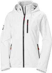 Bunda Helly Hansen Women’s Crew Hooded Sailing 2.0 White