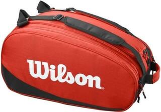 Tennistasche Wilson Tour Padel Bag 4 Red Tour Tennistasche