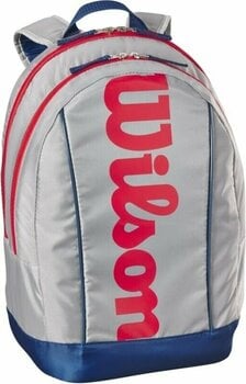 Borsa da tennis Wilson Junior Backpack Light Grey/Red-Blue Borsa da tennis - 1