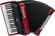 Hohner Bravo III 80 Red Piano accordion
