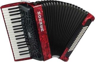 Piano accordion Hohner Bravo III 80 Piano accordion Red