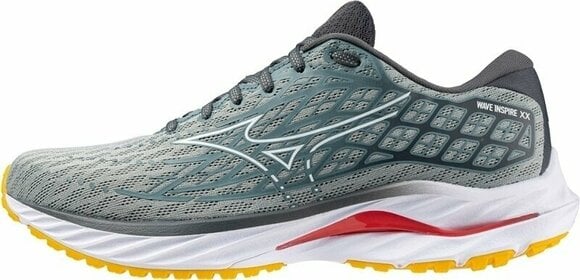 Road running shoes Mizuno Wave Inspire 20 Abyss/White/Citrus 44,5 Road running shoes - 1