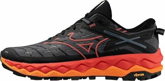 Trail obuća za trčanje Mizuno Wave Mujin 10 Black/Cayenne/Nasturtium 44,5 Trail obuća za trčanje - 1