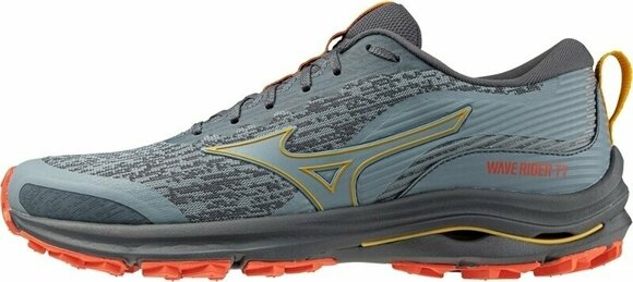 Trail running shoes Mizuno Wave Rider TT Lead/Citrus/Hot Coral 44 Trail running shoes - 1