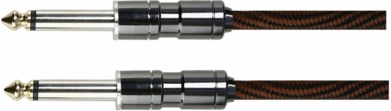 Instrumentenkabel Soundking BJJ063 Braun-Schwarz 5 m Gerade Klinke - Gerade Klinke