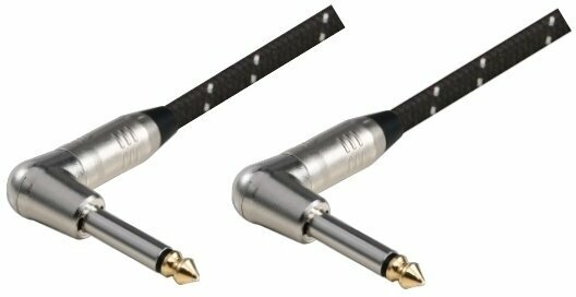 Câble pour instrument Soundking BJJ297 Blanc-Noir 5 m Angle - Angle