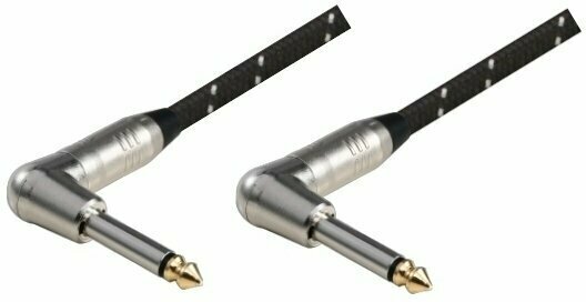 Cable de instrumento Soundking BJJ297 Blanco-Negro 5 m Angulado - Angulado Cable de instrumento - 1