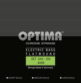 Basszusgitár húr Optima 4099.L Flatwound String Long Scale - 1