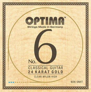 Nylon snaren voor klassieke gitaar Optima NO6.GNHT No.6 24K Gold High Nylon - 1
