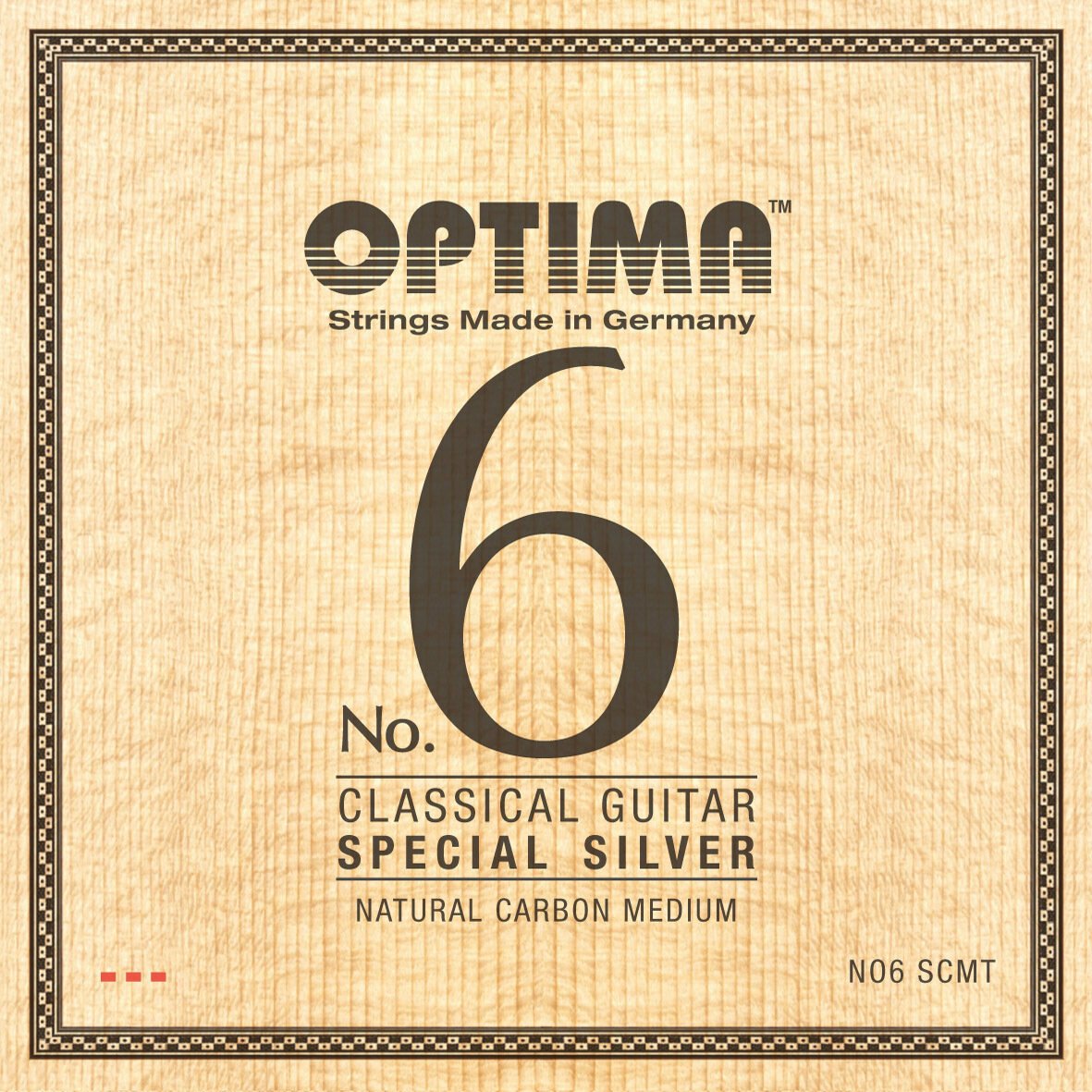 Nylonové struny pro klasickou kytaru Optima NO6.SCMT No.6 Special Silver Medium Carbon