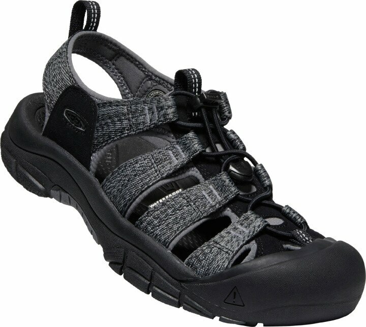 Levně Keen Men's Newport H2 Sandal Black/Slate Grey 41 Pánské outdoorové boty