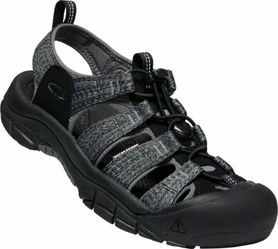 Mens Outdoor Shoes Keen Men's Newport H2 Sandal Black/Slate Grey 41 Mens Outdoor Shoes - 1