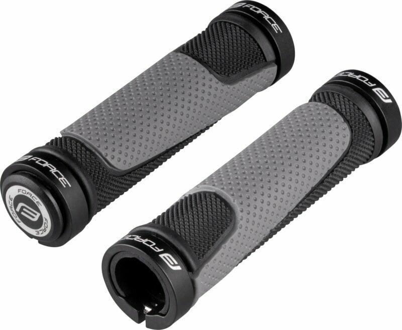 Grips Force Grips Ross with Locking Black/Grey 22 mm Grips