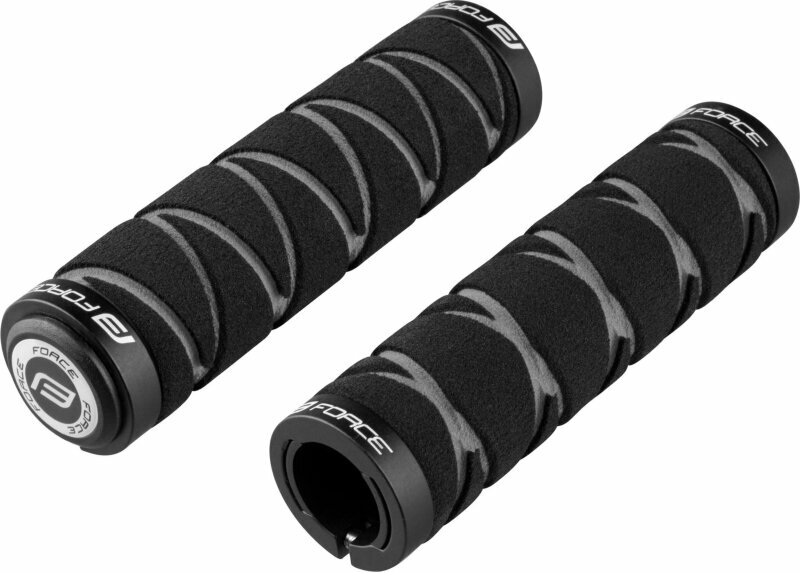 Grips Force Grips Moly with Locking Black/Grey 22 mm Grips