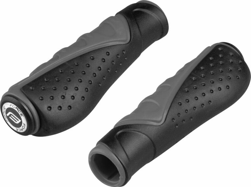 Grips Force Grips Rubber Shaped Black/Grey 22 mm Grips