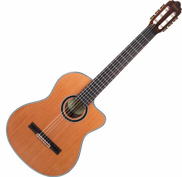 Guitarra clásica con preamplificador Valencia VC774TCE 4/4 Natural - 1