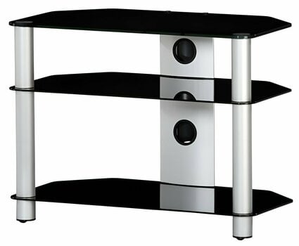 Hi-Fi / TV-Tisch Sonorous NEO 370 B Schwarz-Silber - 1