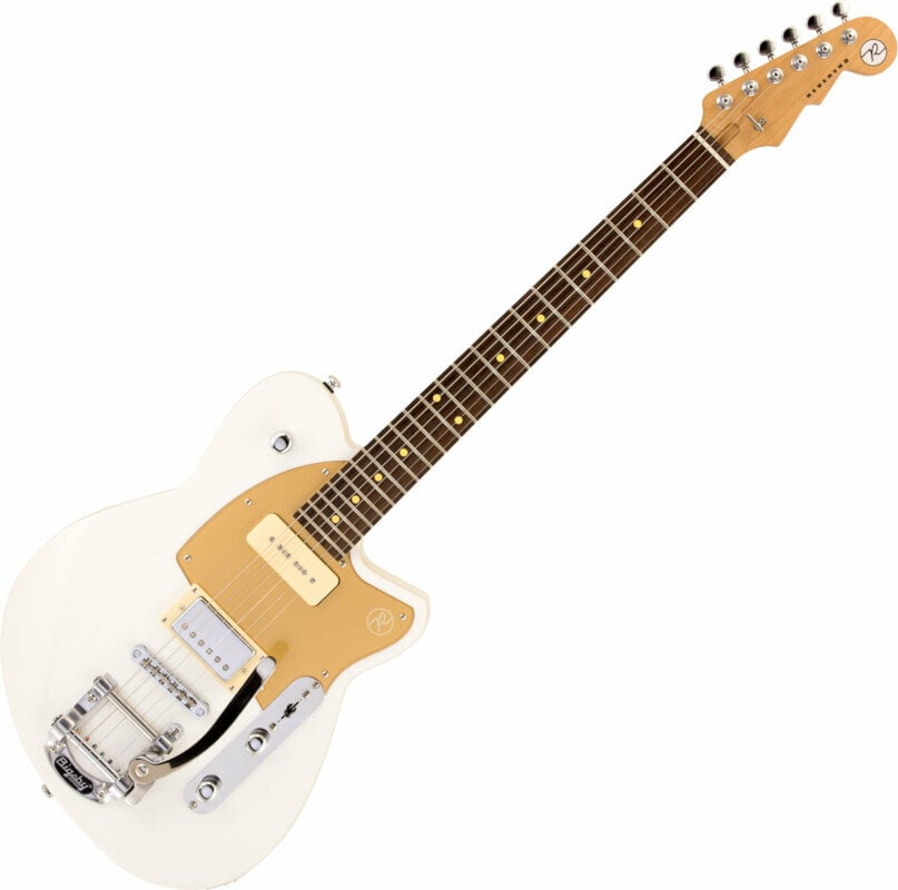 Electric guitar Reverend Guitars Double Agent OG Bigsby Pearl White (Just unboxed)