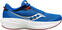 Weghardloopschoenen Saucony Triumph 21 Mens Shoes Cobalt/Silver 42,5 Weghardloopschoenen