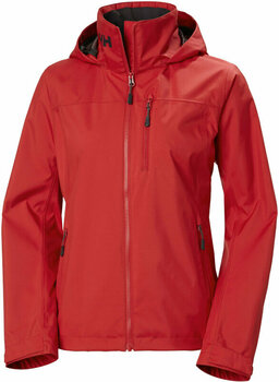 Giacca Helly Hansen Women's Crew Hooded 2.0 Giacca Red M - 1