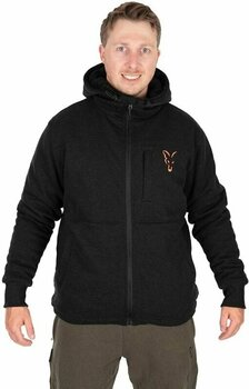 Sweatshirt Fox Sweatshirt Collection Sherpa Hoody Black/Orange L - 1