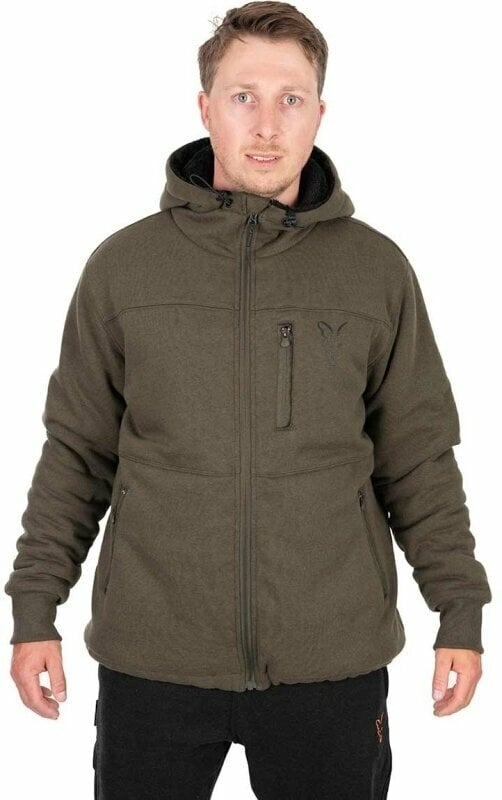 Sweatshirt Fox Sweatshirt Collection Sherpa Hoody Green/Black XL