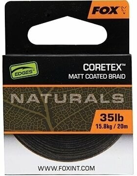Vlasec, šnúra Fox Edges Naturals Coretex 35 lbs-15,8 kg 20 m