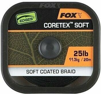 Vlasec, šnúra Fox Edges Naturals Coretex Soft 20 lbs-9,1 kg 20 m - 1