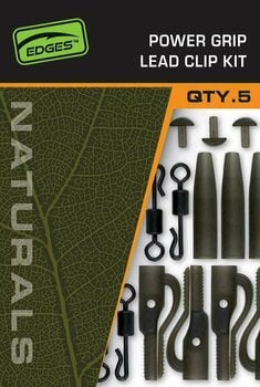 Forgó, kapocs, horogszabadító Fox Edges Naturals Power Grip Lead Clip Kit - 1