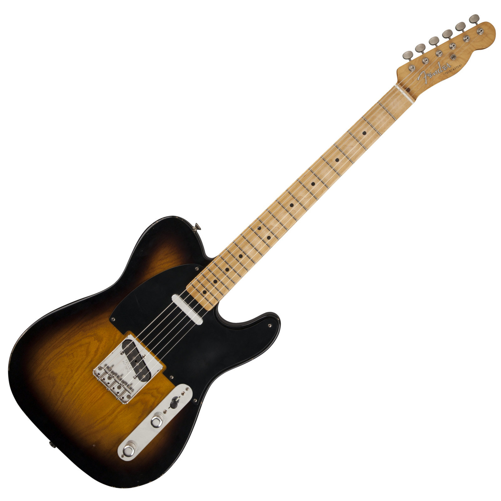 Elektrisk gitarr Fender Road Worn 50s Telecaster MN 2 Tone Sunburst