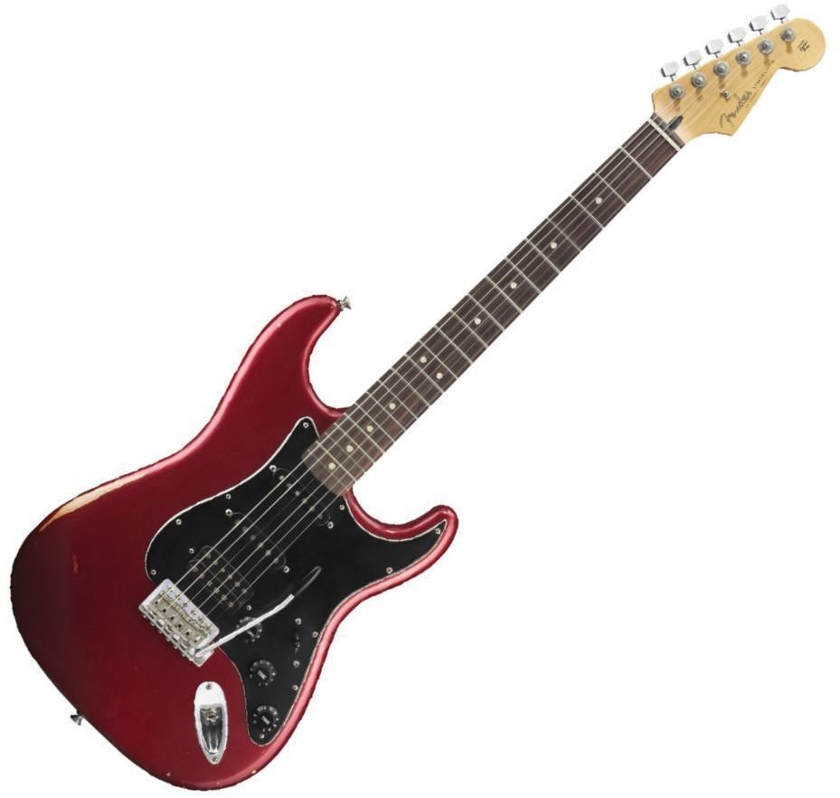 Elektrická gitara Fender Road Worn Player Stratocaster HSS RW Candy Apple Red