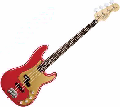 Električna bas gitara Fender Deluxe Active Precision Bass Special RW Chrome Red - 1