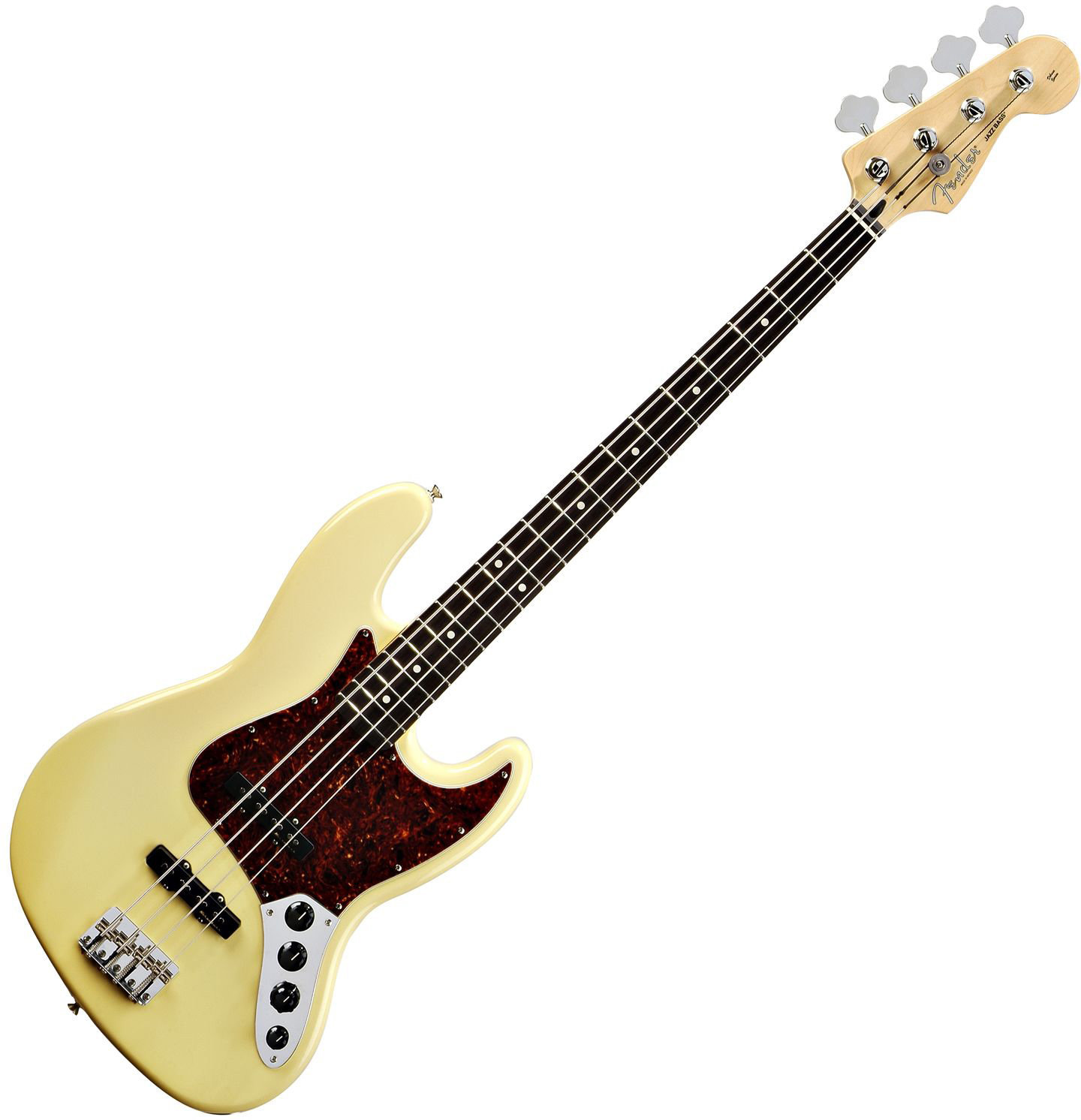 Elektrická basgitara Fender Deluxe Jazz Bass RW Vintage White