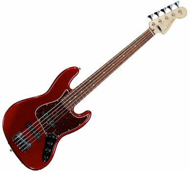5-strunová basgitara Fender Deluxe Jazz Bass V RW Candy Apple Red - 1