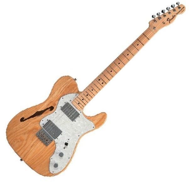 Guitarra electrica Fender Classic Series 72 Telecaster Thinline MN Natural