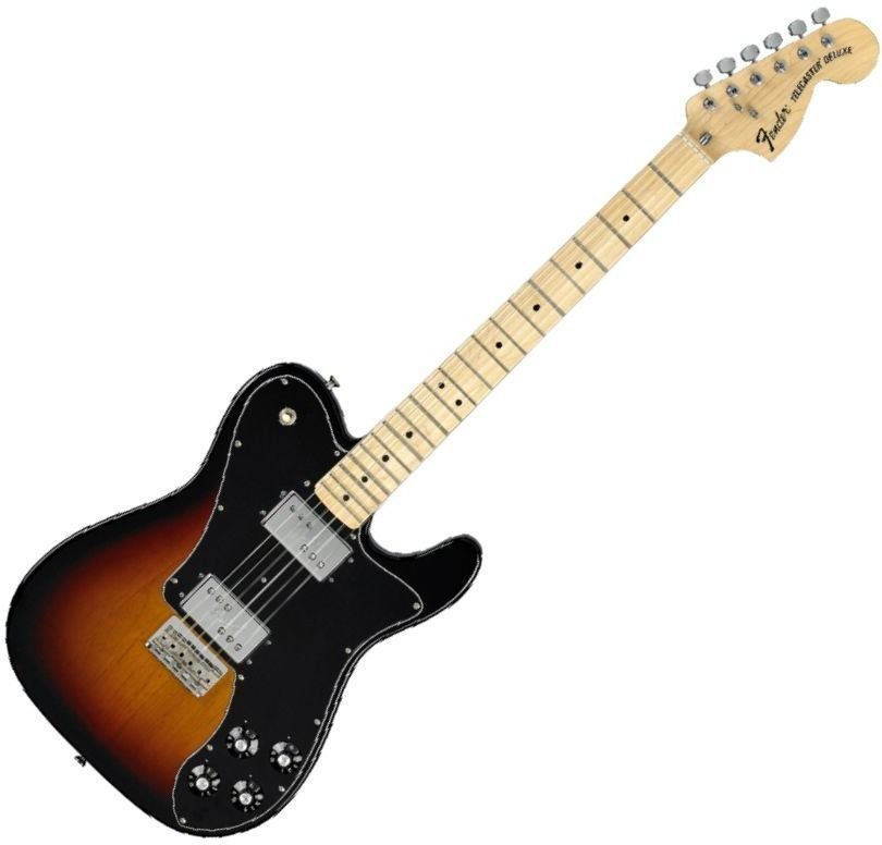 Elektromos gitár Fender Classic Series 72 Telecaster Deluxe MN 3 Tone Sunburst