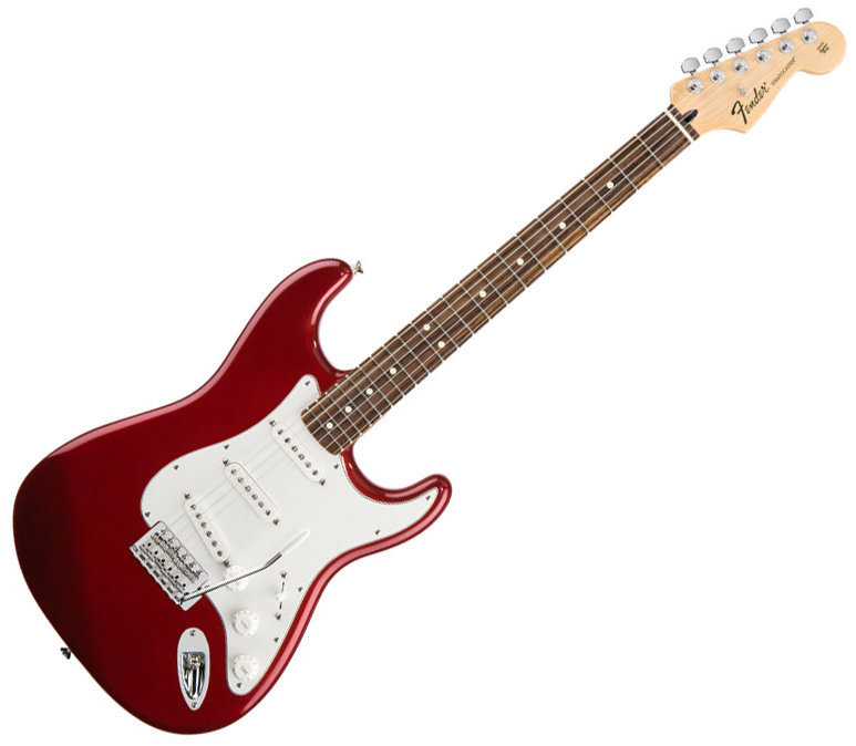 fender standard stratocaster red