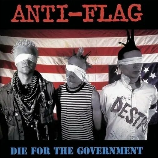 Disque vinyle Anti-Flag - Die For The Government (Limited Edition) (Red/White/Blue Splatter) (LP)