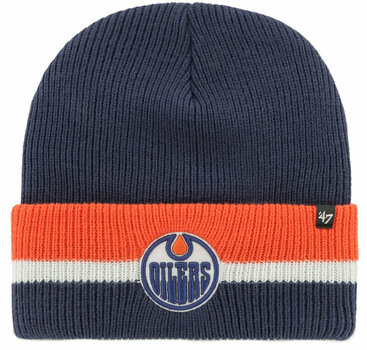 Hokejowa czapka Edmonton Oilers Split Cuff Knit Light Navy UNI Hokejowa czapka - 1